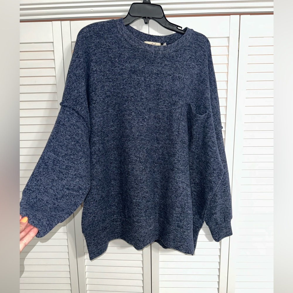 Cozy Blue Women's oversized Sweater